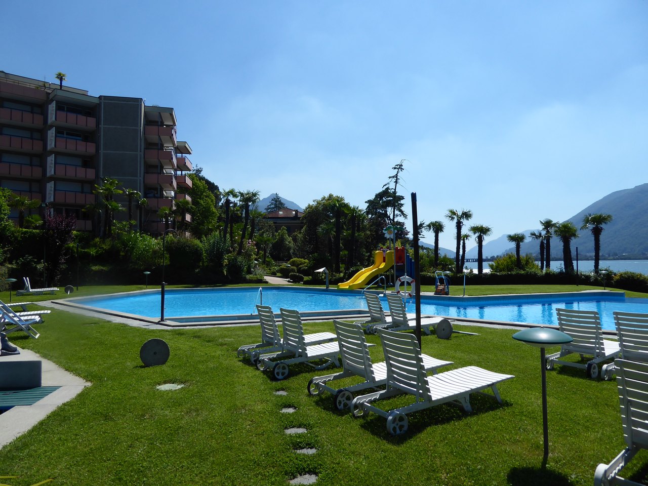 Exklusive Private mediterrane Gartenanlage , Appartamento vendita, 6816 Bissone